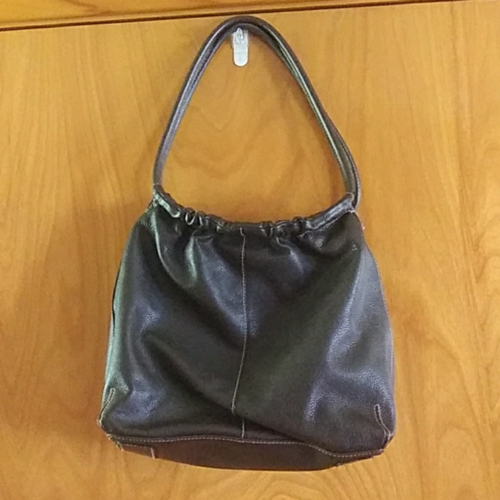 Brown Leather Hobo Bag